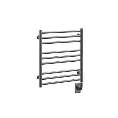 19.5"x23" Sorano Wall Mounted Electric Towel Warmer Modern Heated Towel Rack - Gunmetal, Includes Programmable Smart Switch, Lifetime Warranty