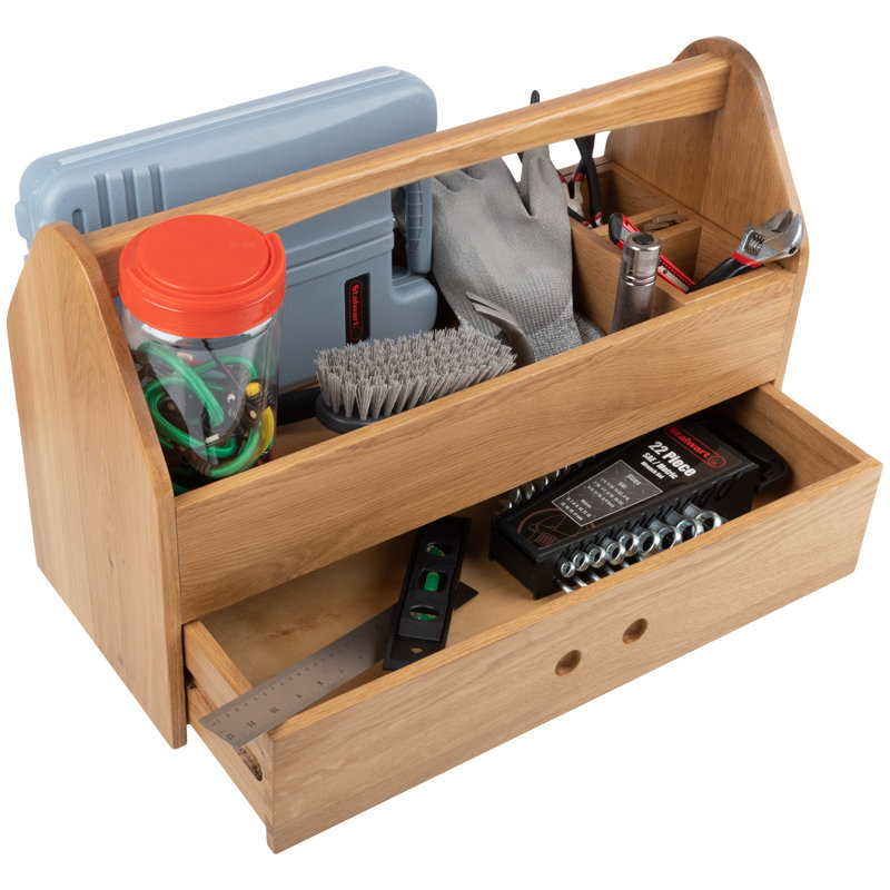 Boîte à outils en bois Kings County Tools