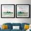 «Pink Marsh I», ensemble de 2 reproductions d'aquarelles conçues par J Paul-548322058-548322061-619866578