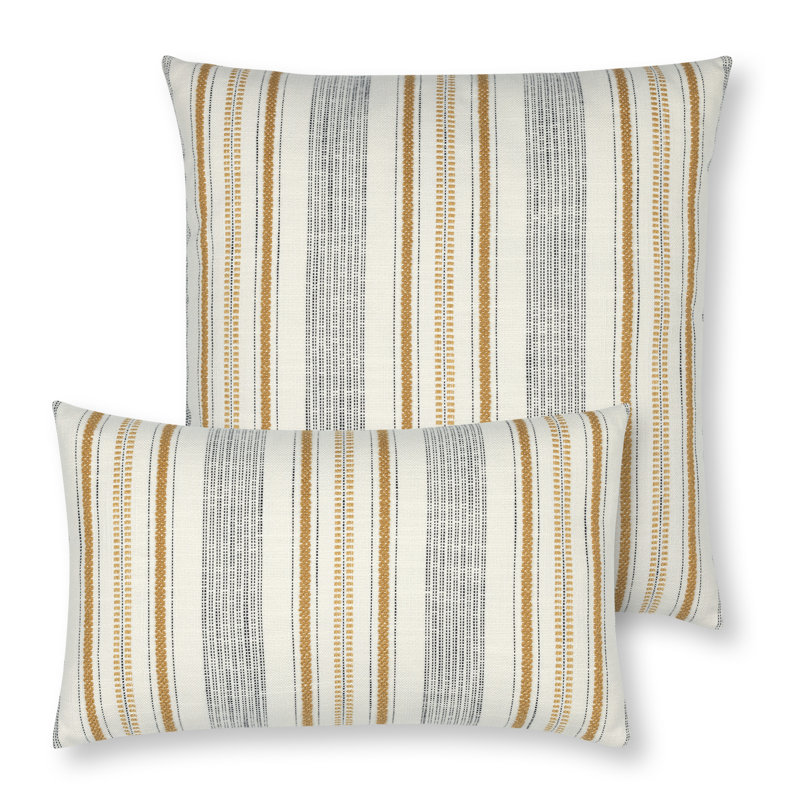 Pathway Gold Square Performance Pillow Cover & Insert