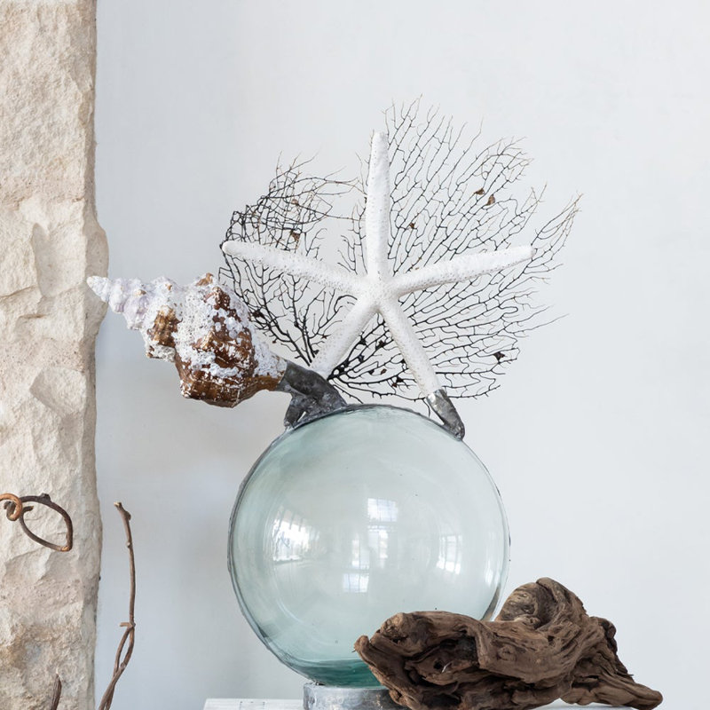 Large Shell and Star Fan Float Sculpture