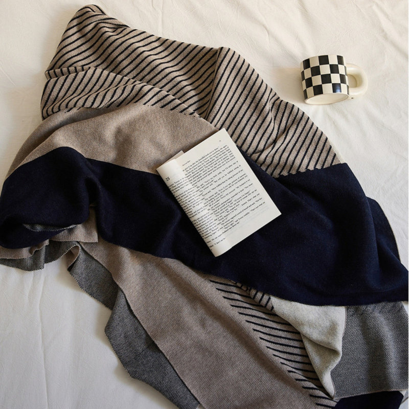 Twill Throw Blanket Gray, Gray