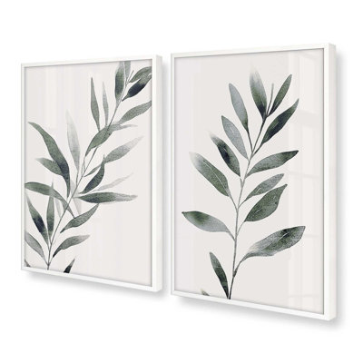 "Monicolore botanique (vert)" par Golden Glow Interiors 2 - Pièces sur papier