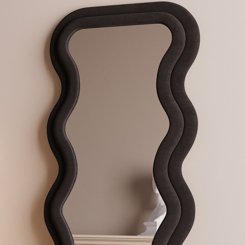 Miroir mural Amon, Noir