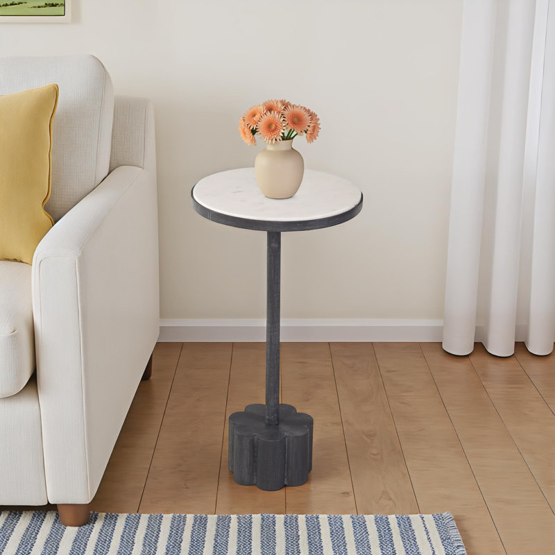 Lavinia Marble Top End Table