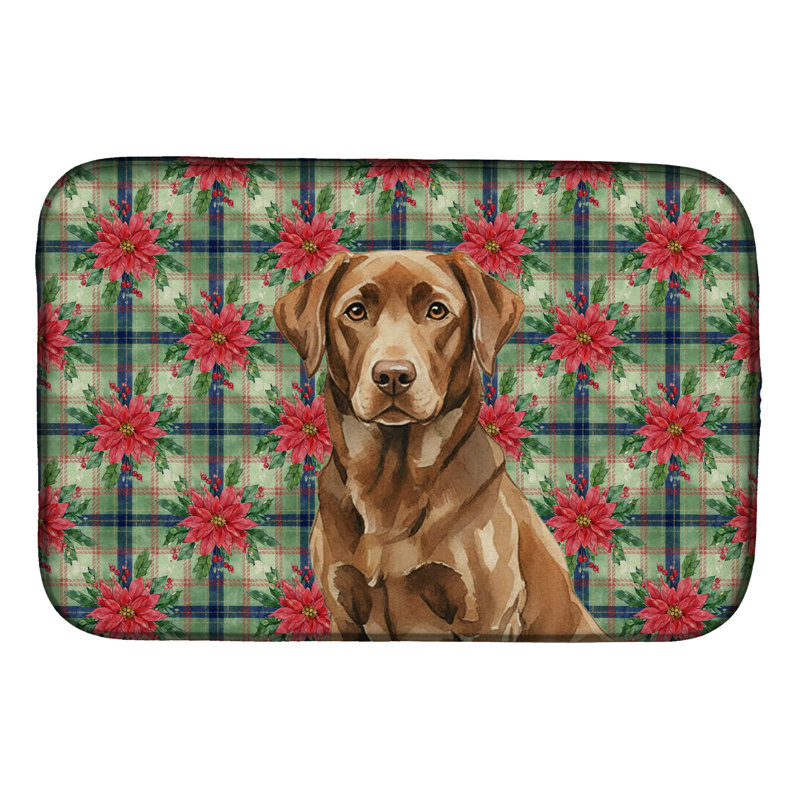 Tapis de séchage chocolat Labrador Retriever, Chocolat