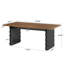 Table de salle à manger en bois 63 po