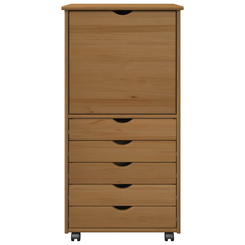File Cabinet, Honey Brown