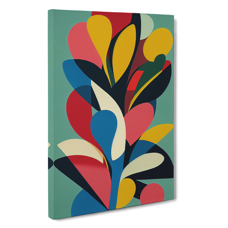 Art Flowers Abstract No.4 - Wrapped Canvas, 50cm H x 35cm W x 3cm D