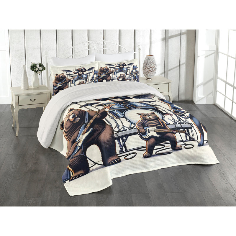 Polyester Coverlet, King Coverlet + 2 Standard Shams