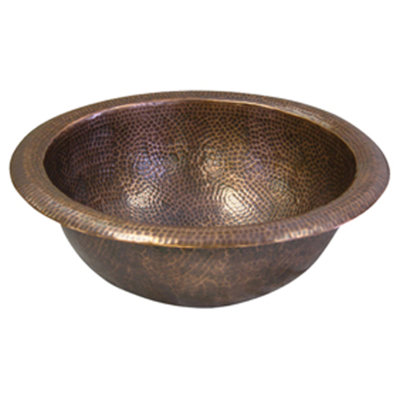 Barclay Abner 15'' Metal Circular Bathroom Sink