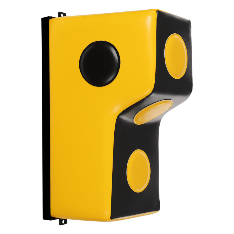 Sac de boxe mural, Jaune