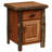 Fireside Lodge Hickory Log Enclosed End Table - Natural-14233923