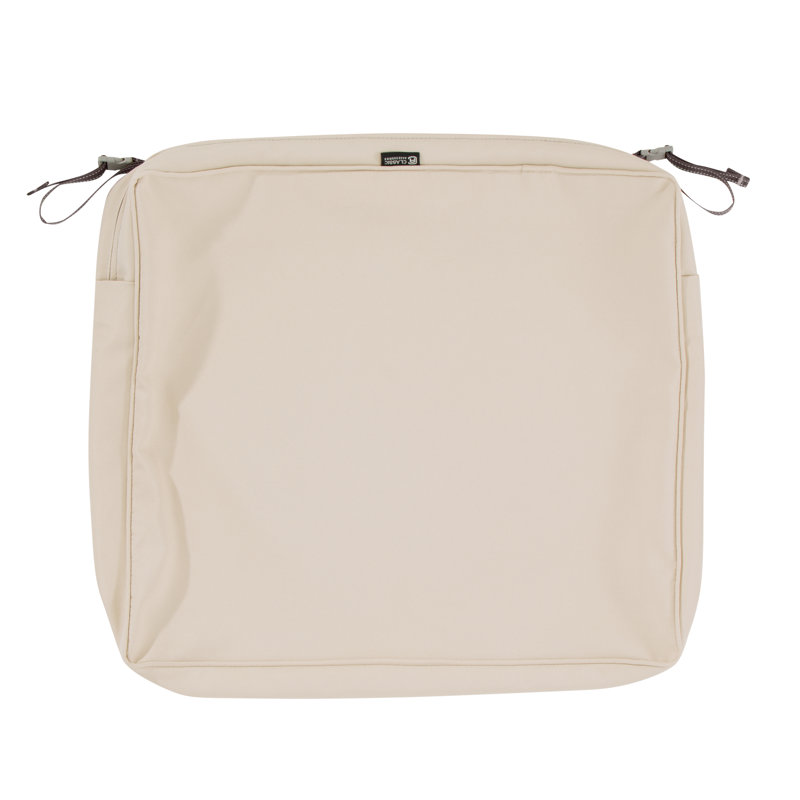 Pina Outdoor Lounge Chair Cushion Cover, 3" H x 21" W x 19" D, Antique Beige