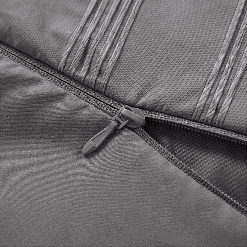 Ensemble de housse de couette 3 pièces, Gris anthracite