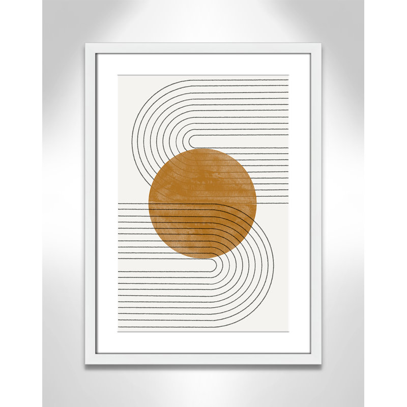 Échos courbés par Miuus Studio, Blanc satiné, L 17 po x H 23 po, Imprimé mat