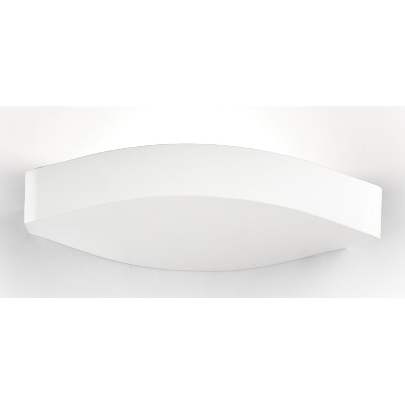 Galaviz LED Flush Mounted Sconce, White Matte