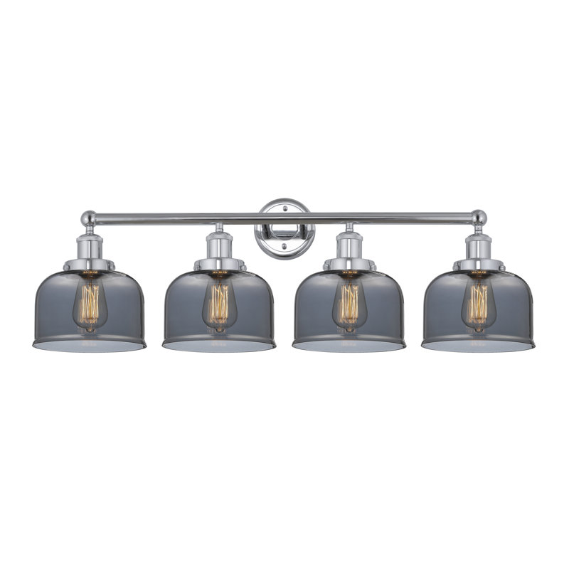 Annagene 4 - Light Dimmable Vanity Light, Plated Smoke, Polished Chrome