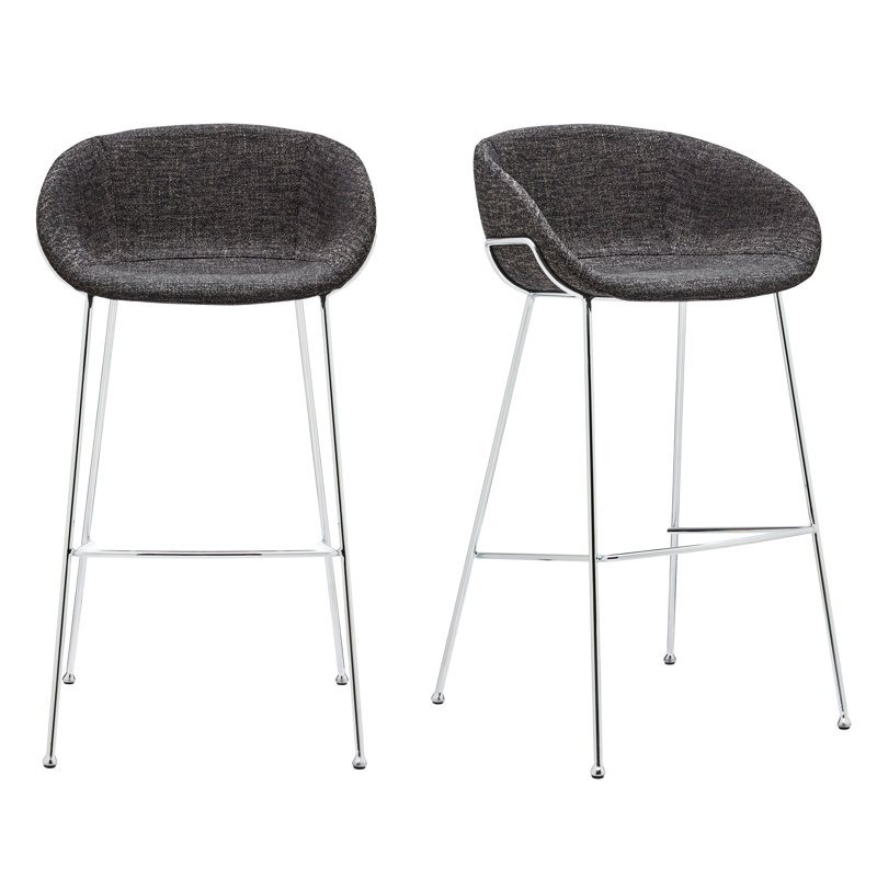 Ardea Counter & Bar Stool, Bar Stool (29.93" Seat Height), Black