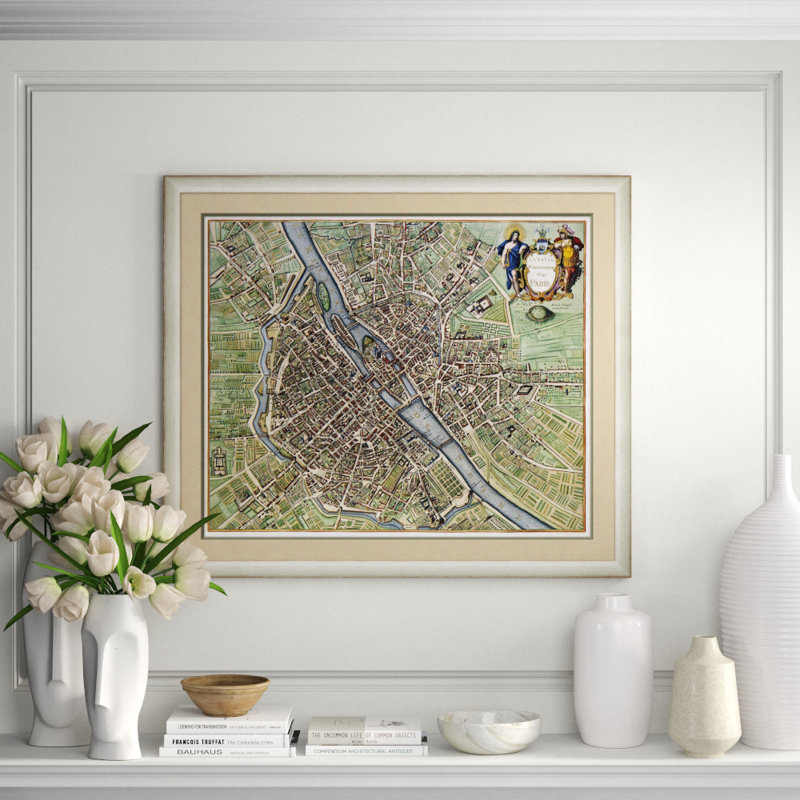 Map Of Paris, 1657 Giclee Print