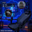 Fauteuil de jeu de course inclinable, réglable et ergonomique, très grand-486862263