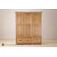3 Door Solid Wood Wardrobe