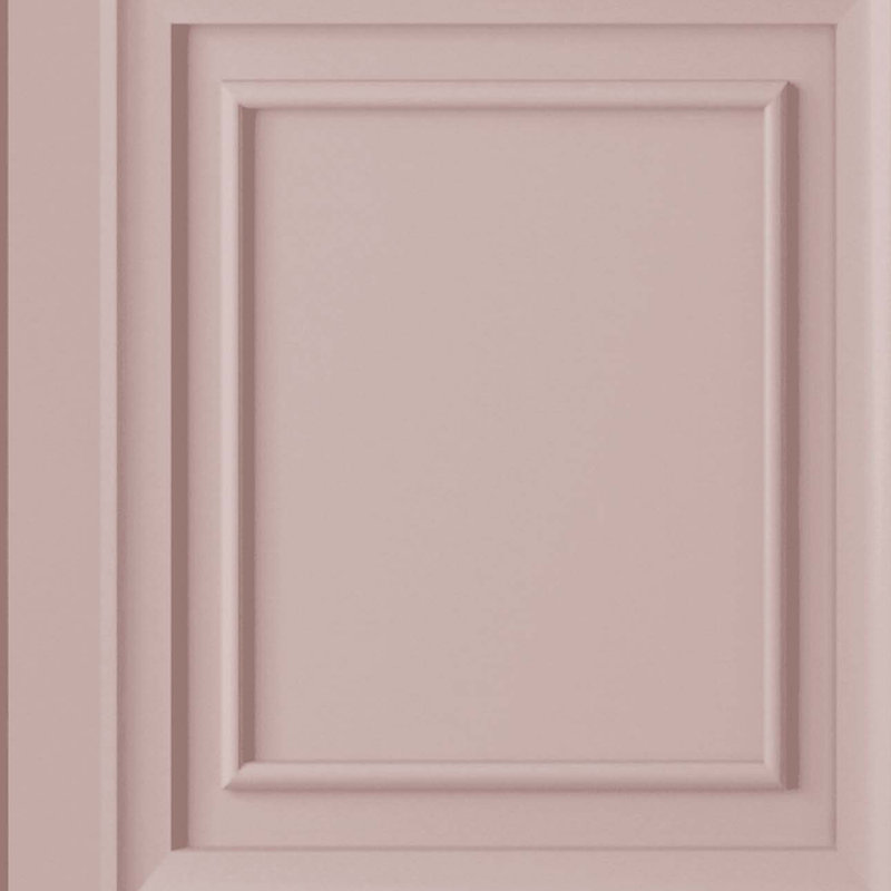 Laura Ashley Redbrook Wood Panel Wallpaper, Blush Pink