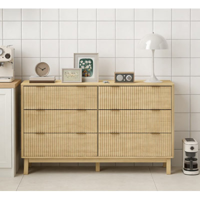 Commode double 6 tiroirs 53,9 po Blaklee