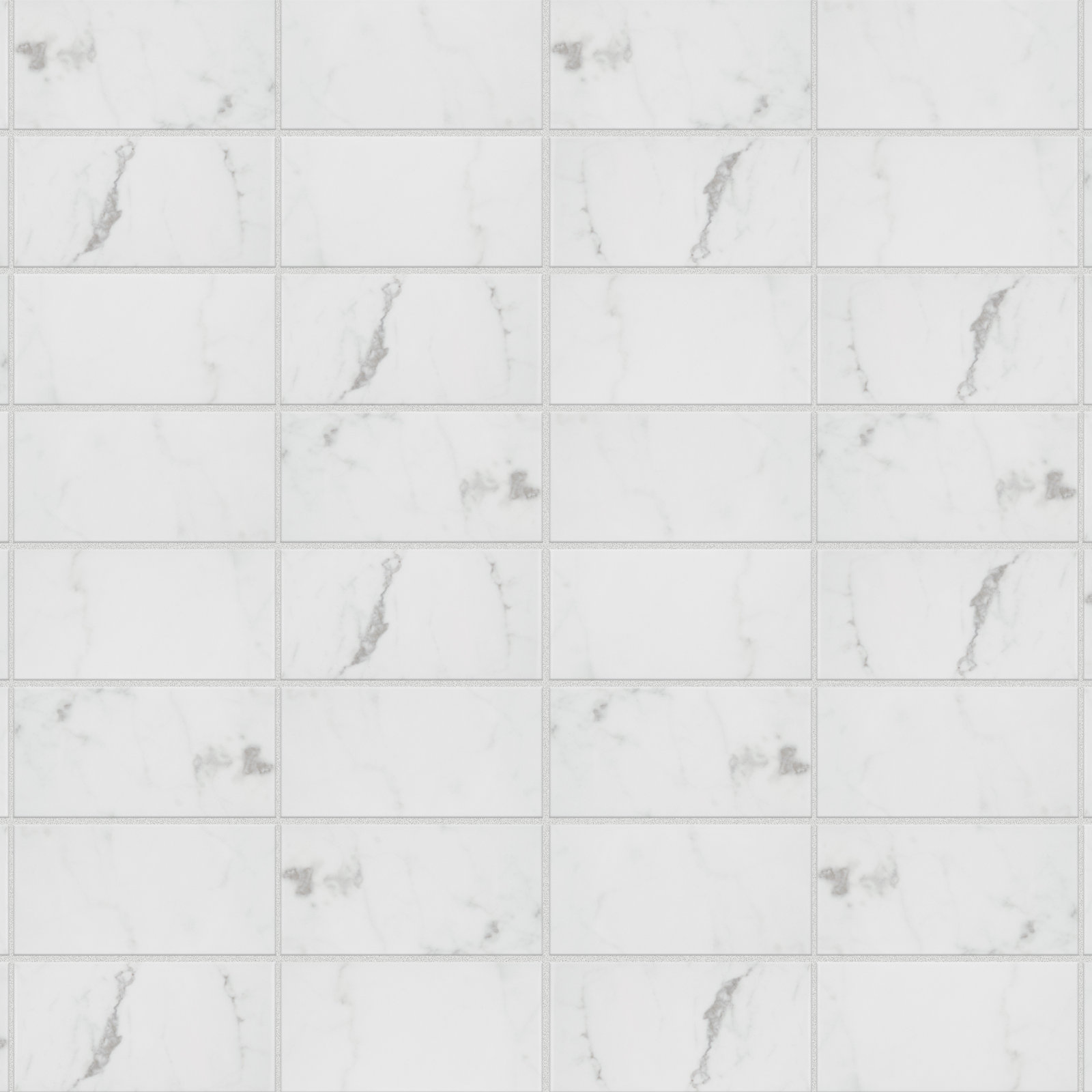 Classico Carrara 3" x 6" Ceramic MarbleLook Subway Wall Tile