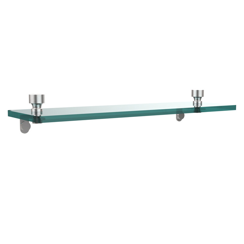 Ballenas Bracket Shelf, Polished Chrome, 5" H x 16" L x 5" D