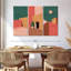 Architecture «Abstract Summer Home Canvas Print» sur-98864144
