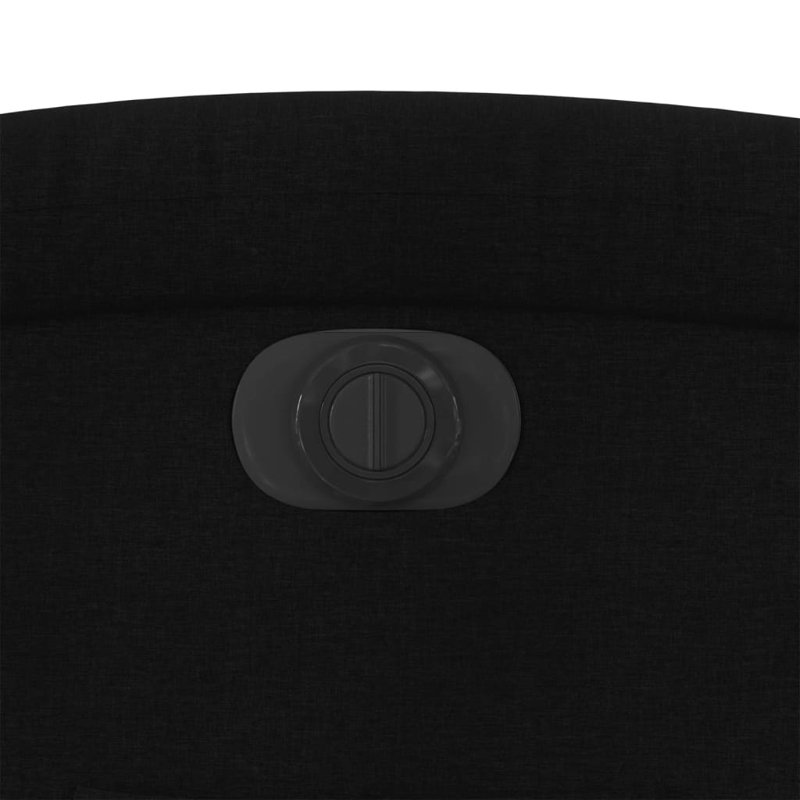Fauteuil de massage inclinable électrique, Tissu noir