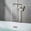 Robinet de baignoire monocommande à fixation au sol avec douche à main-82601660
