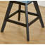 Tabourets de bar pivotants en velours avec décoration capitonnée à boutons et pieds en bois, garniture cloutée chromée, chaises de bar style loisirs, tabourets de bar, ensemble de 2-166983740