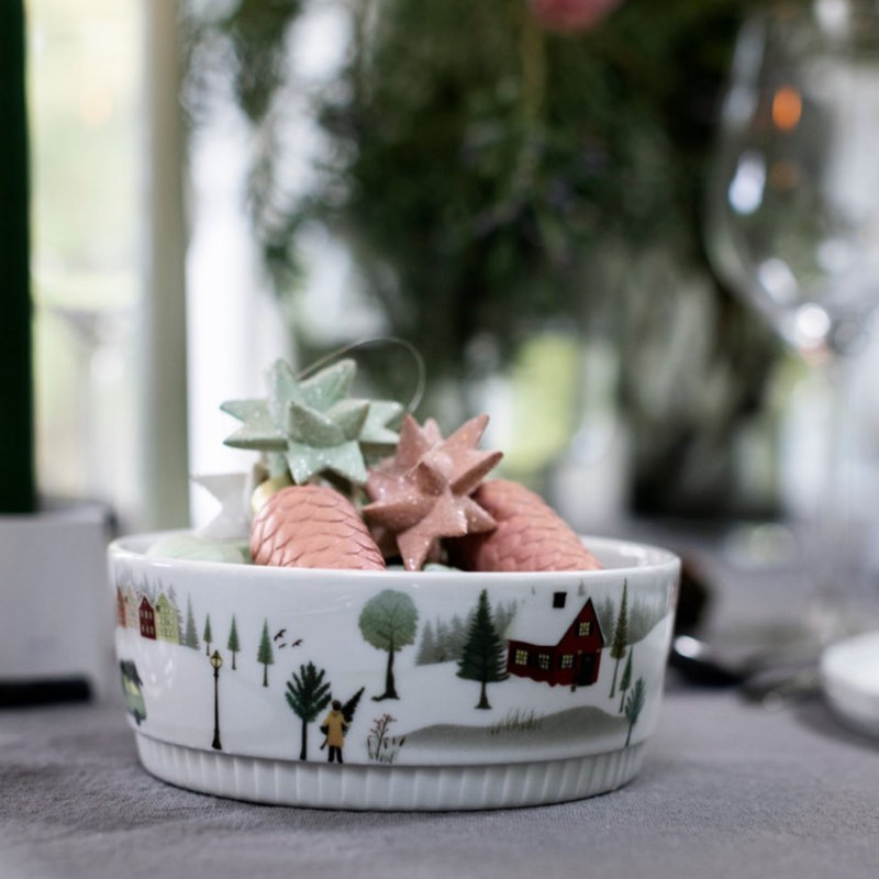 Winter Decor Toulouse Bowl