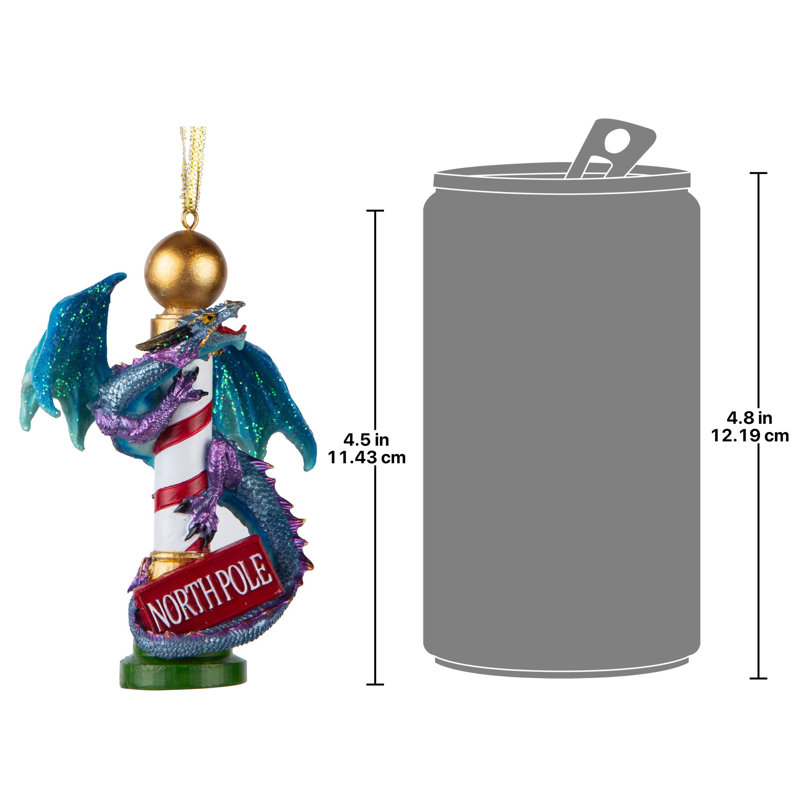 Ornement en forme de dragon dansant du Pôle Nord, 1