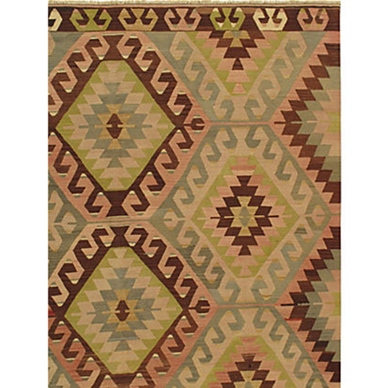 Tapis de couloir rétro Kilim