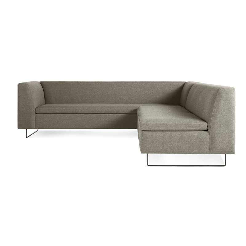 Bonnie And Clyde Sectional, Sanford Black Crossweave