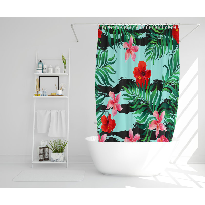 Aula Polyester Shower Curtain, 168cm H x 168cm W