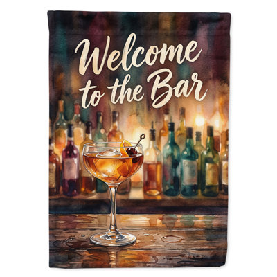 Bienvenue au drapeau du bar