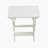 HIPS Foldable Small Table And Chair Set With 2 Chairs And Rectangular Table  White