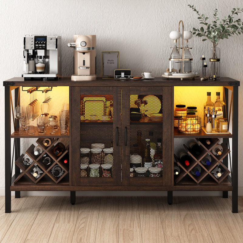 Armoire bar 52,28 po, Brun