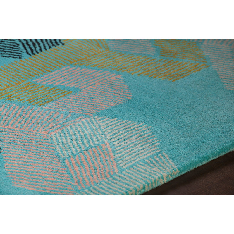 Brianne Performance Wool Abstract Indoor Rug, Rectangle 5' x 7'6"
