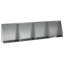 40cm H x 160cm W Galvanised Steel Retaining Wall Included