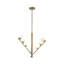 Cypress 2 Arm Opal Glass LED Pendant-2131018813