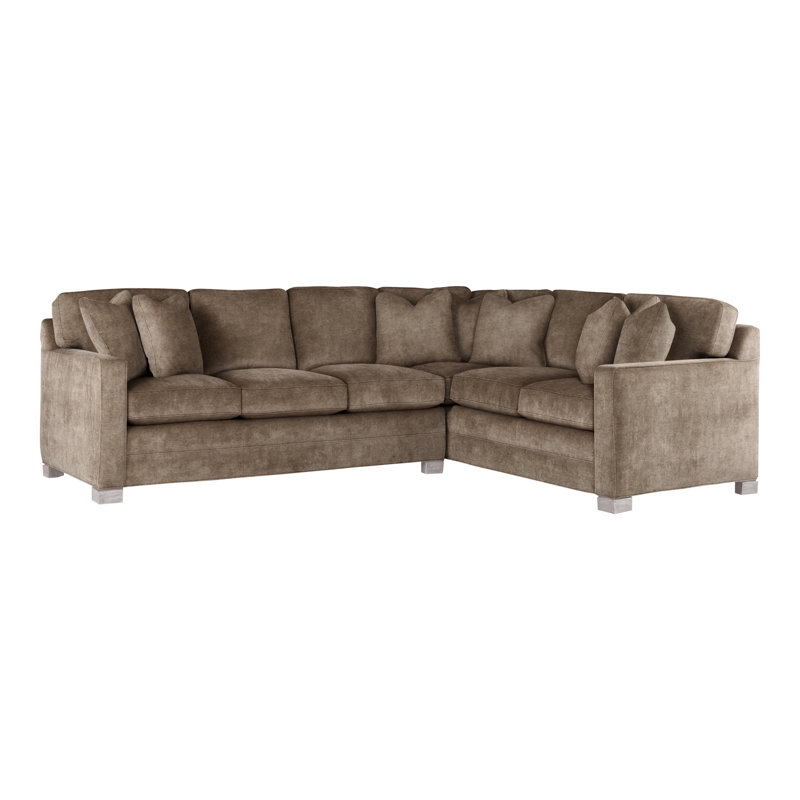 American Bungalow 2-Piece Hillcrest L-Sectional, Nadia Earth, Navajo