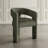 Three Piece Mid-century Modern Pedestal Marble Dining Set-934944555