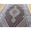 Tapis Mahi Tabrez rouge en laine noué à la main 6 pi 7 po x 8 pi 5 po E399F63991754371821A8FF0F7CFA8AB