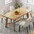 Alderon Modern 70.9" Solid Wood Rectangular Dining Table-408076143