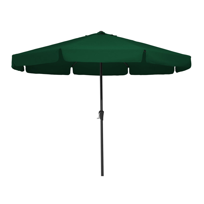 Parasol de patio drapé, Vert foncé